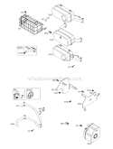 Part Location Diagram of 690870 Briggs and Stratton Spacer-Carburetor